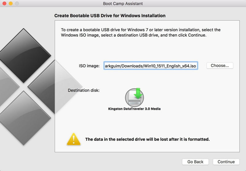 create bootable usb from windows for mac